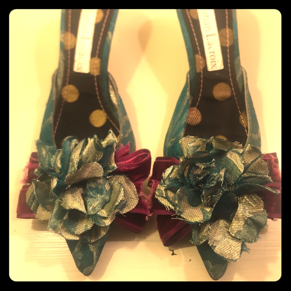 Fabulous Fun Christian Lacroix Mules